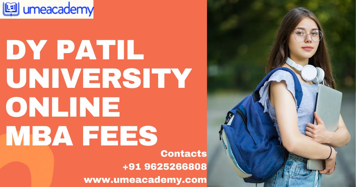 Dy Patil University Online Mba Fees